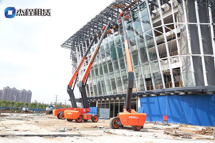 杰程玻璃吸盘车出租应用于玻璃幕墙安装施工