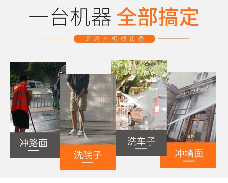 高压清洗机应用场合